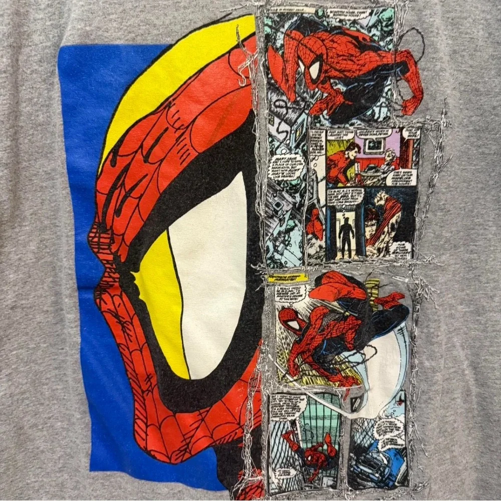 Marvel Gray Spider-Man Graphic T-Shirt - Picture 2 of 3